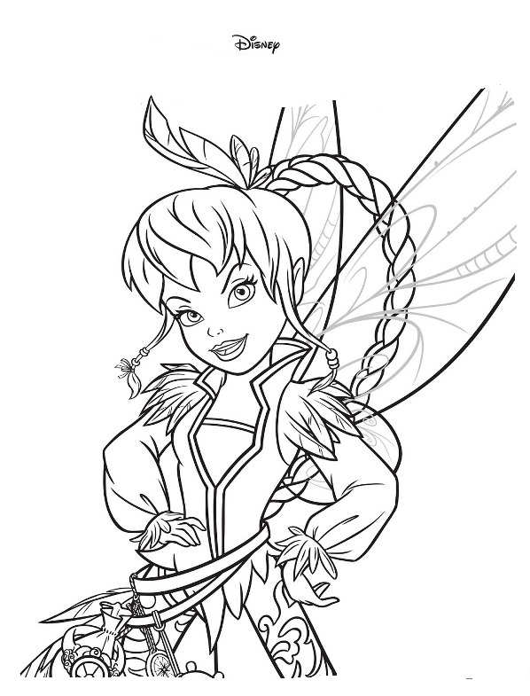 Tinkerbell en de piraten kleurplaten